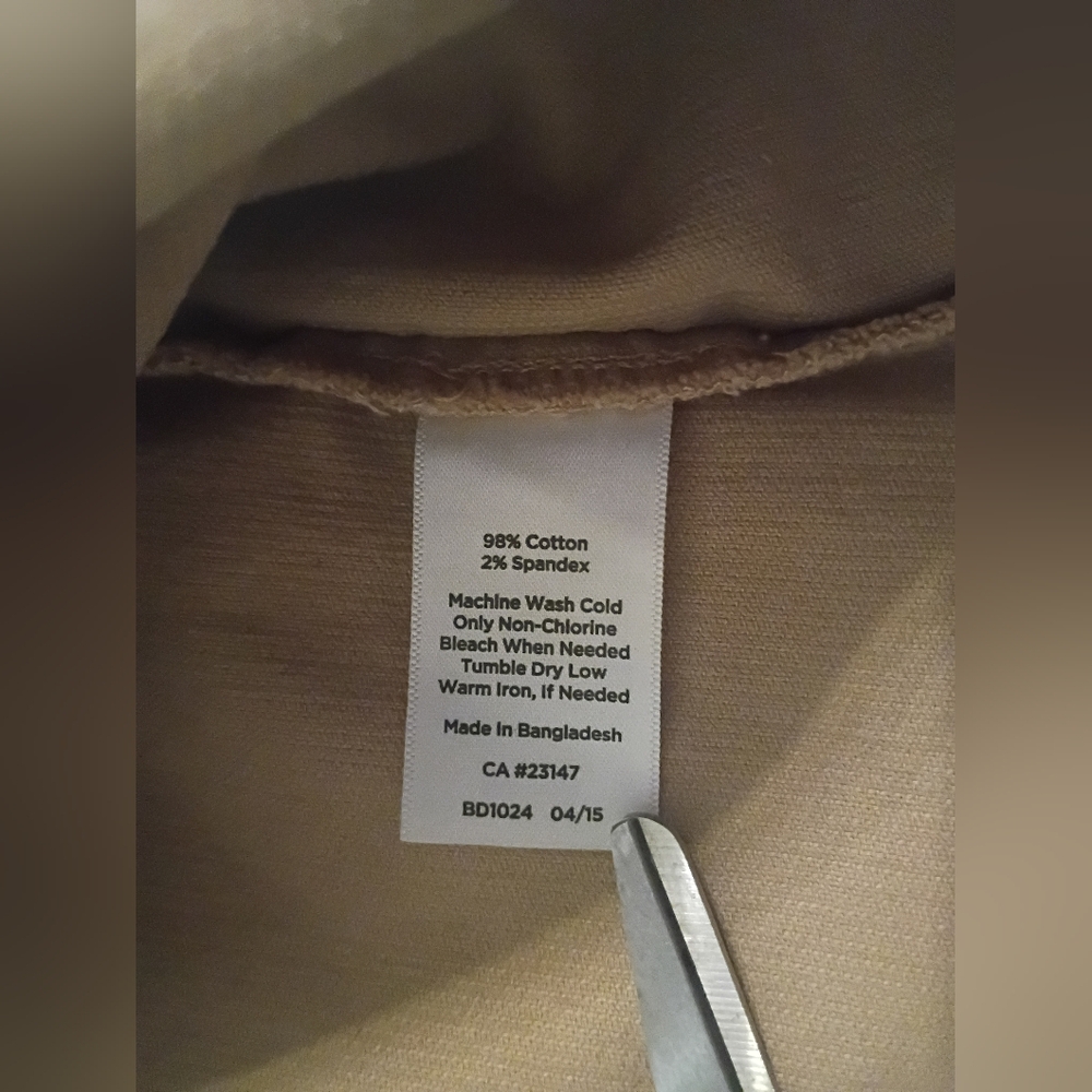 Talbots Tan‎ Corduroy Mini Skirt Sz 10 - Picture 6 of 6